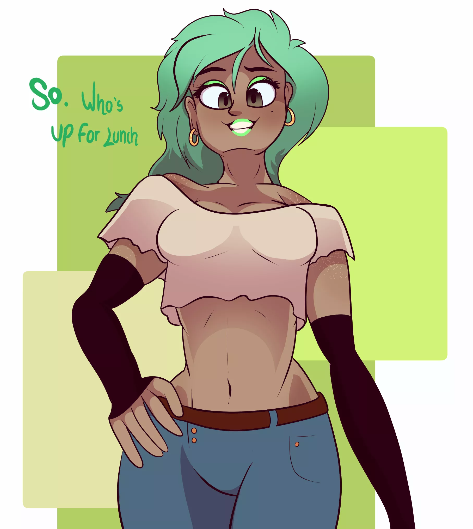 {image} Looking for a lunch date, who's up? (Art by me)