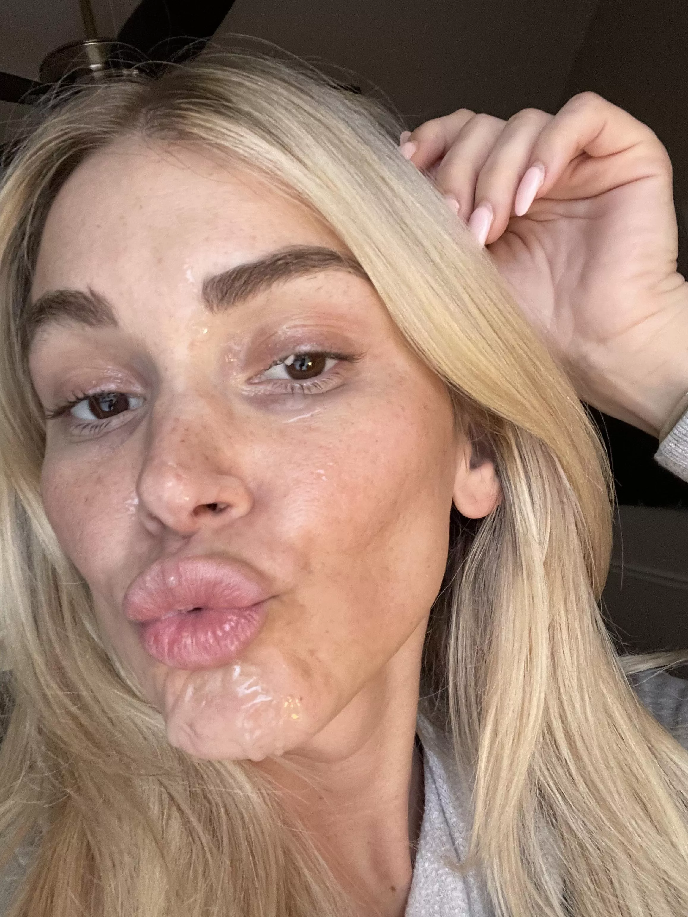 In my eye and up my nose!