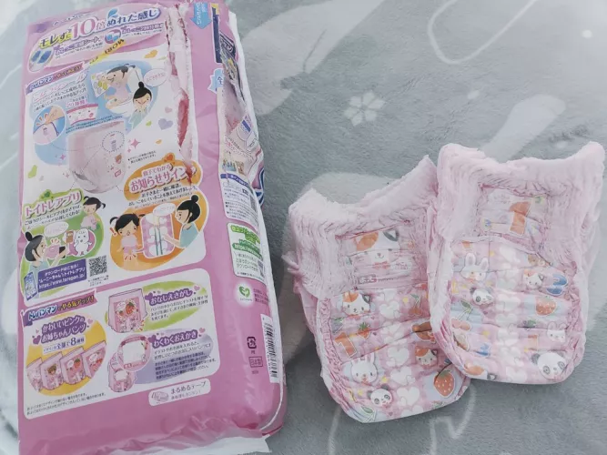 Japanese pullups have such cute designs