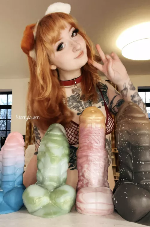 Just got done fucking all these toys<33