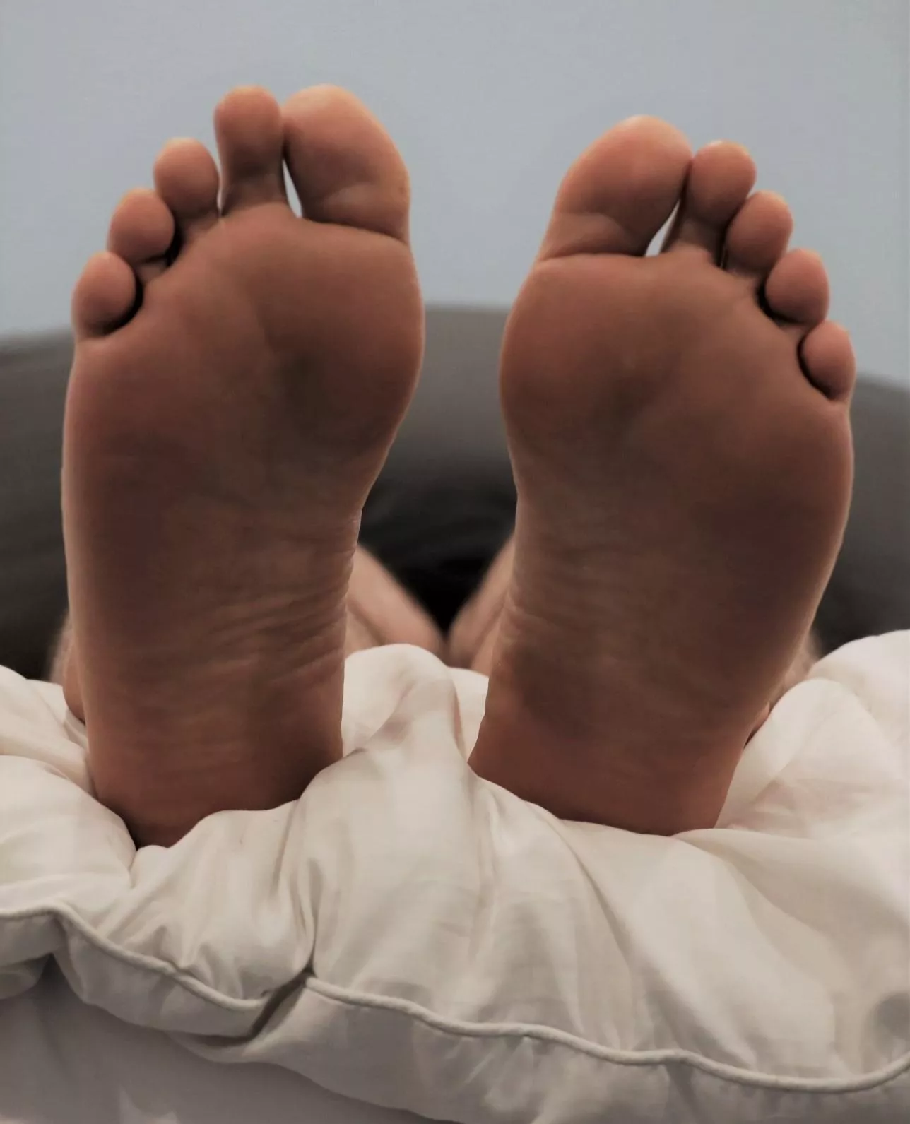 Lick me from heel to toes?