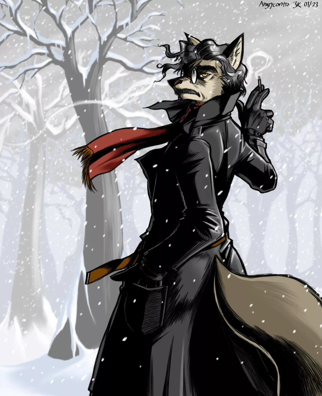 Lone Wolf (Art by Angrycontra)