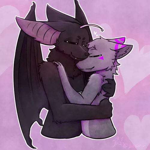 Love is in the air! [request on discord (Art by me)]