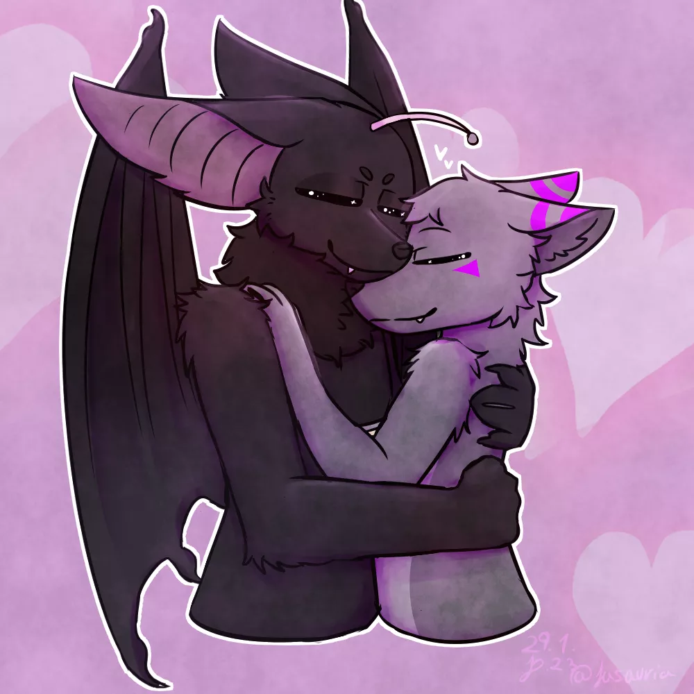 Love is in the air! [request on discord (Art by me)]