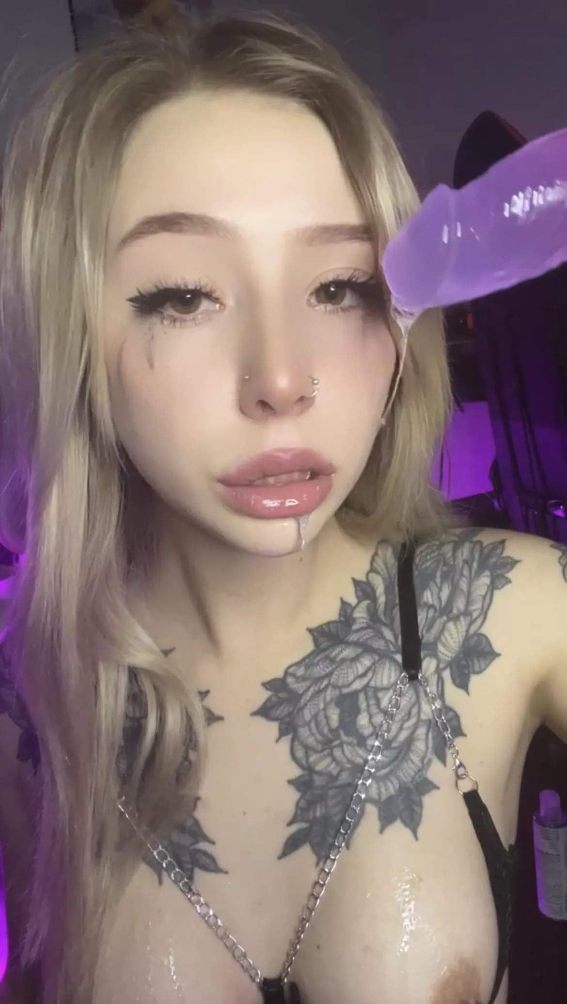 made a mess all over myself :/