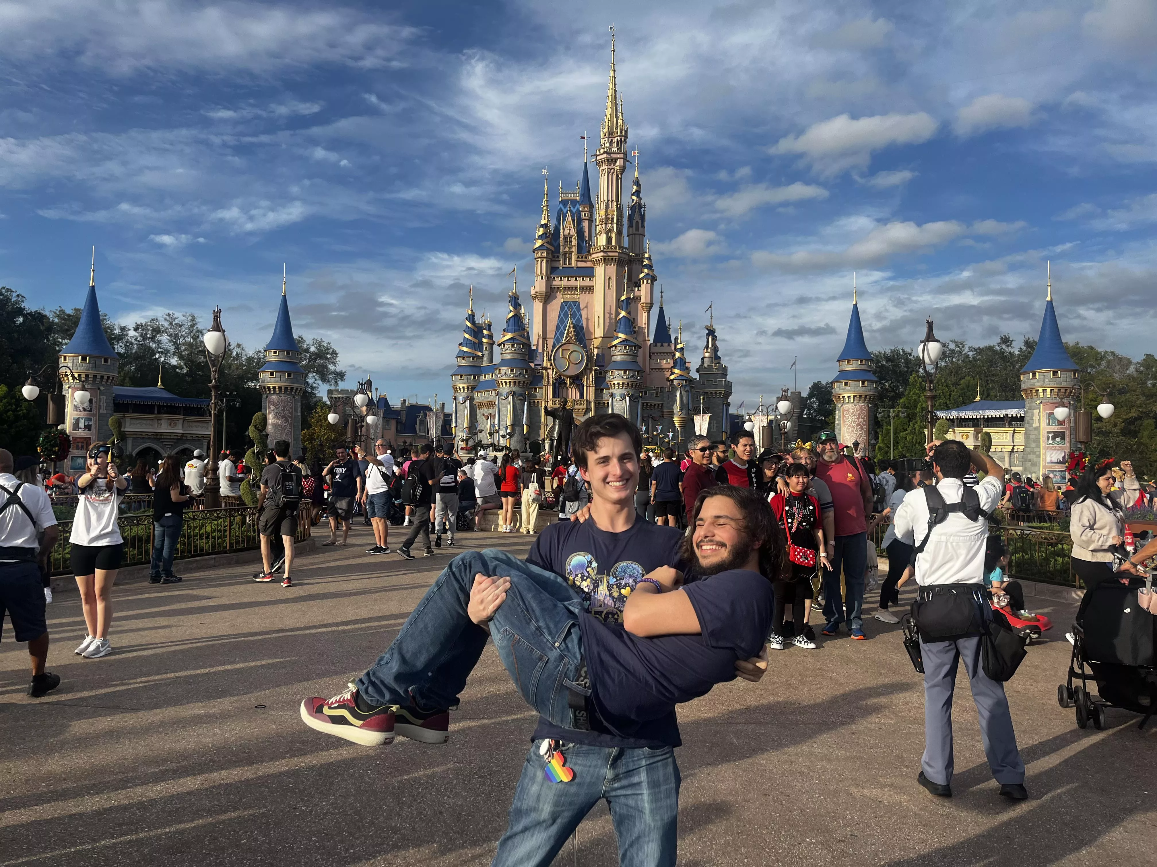 Me and my boyfriend at Disney world