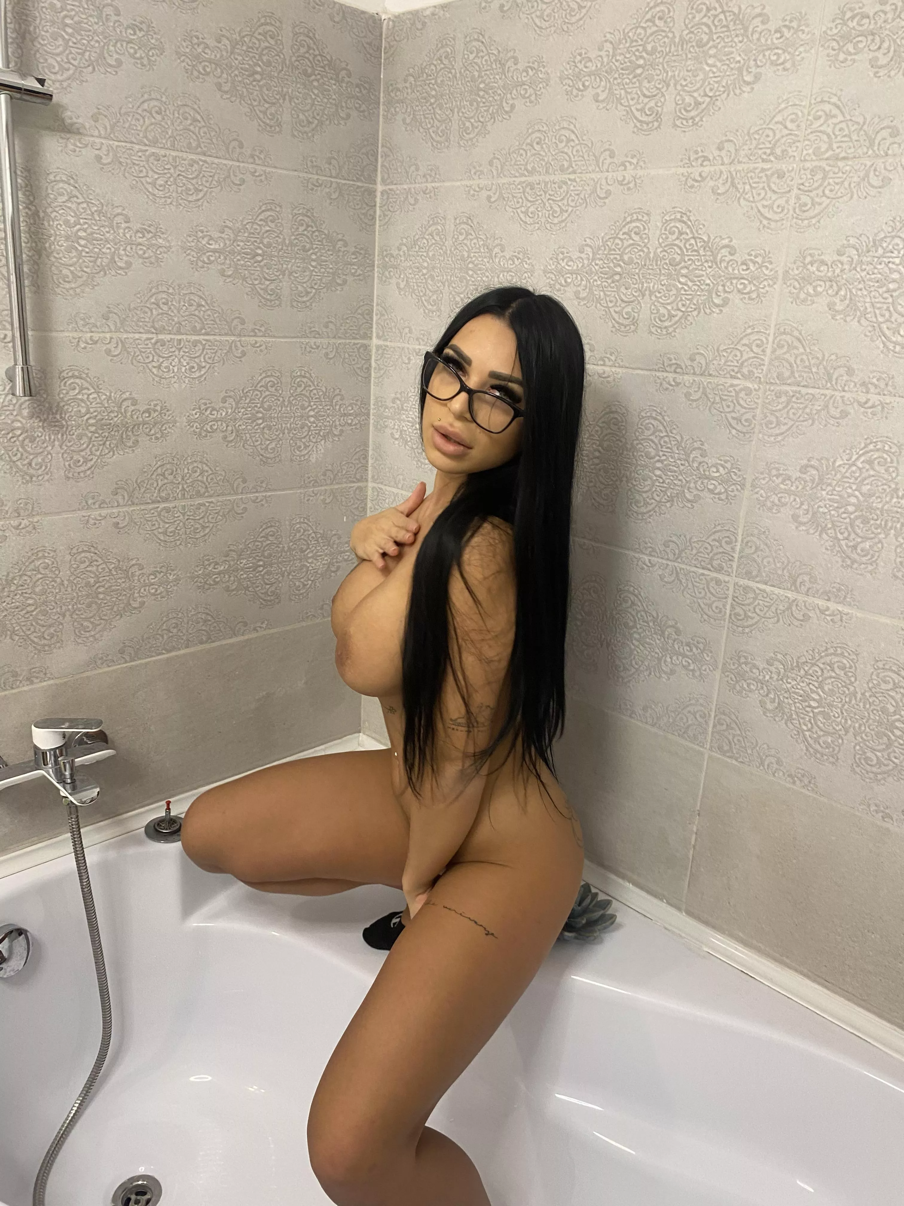 My bathroom is the best place for getting kinky