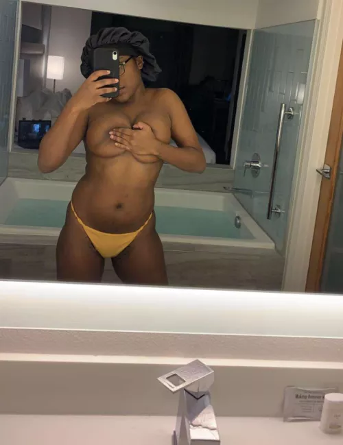 My bright yellow panties [F]