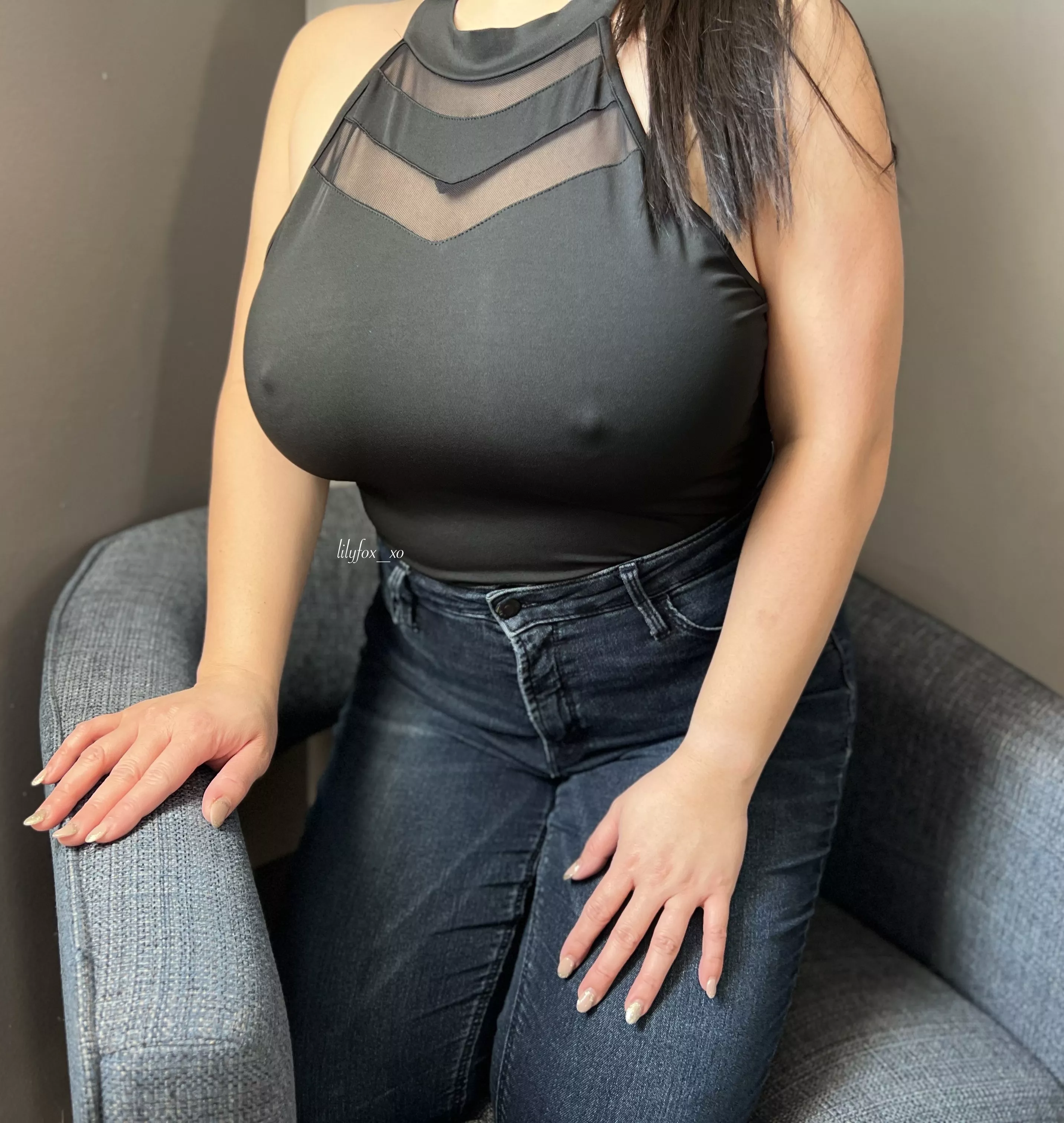 My nipples have a mind of their own in this shirt