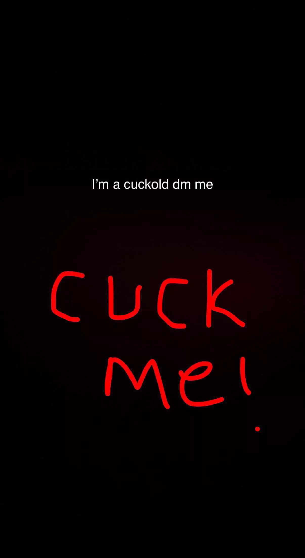 Need to be cucked please please