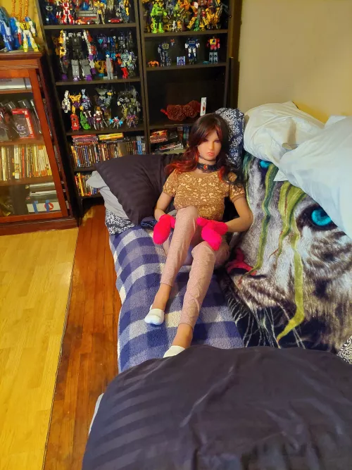 One of the best things is when they are waiting on you to come home. Sheila makes it much welcoming.