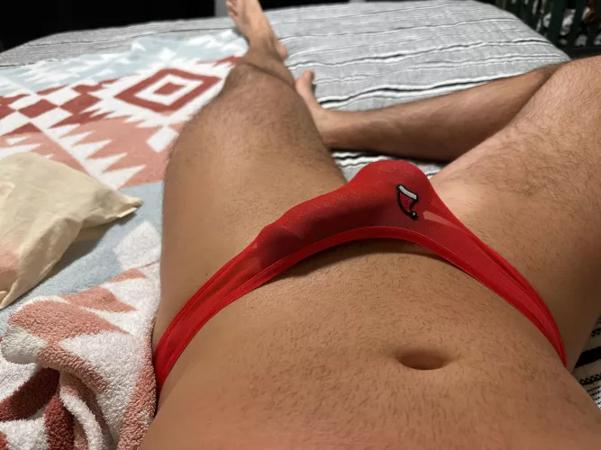 Panties give an amazing bulge