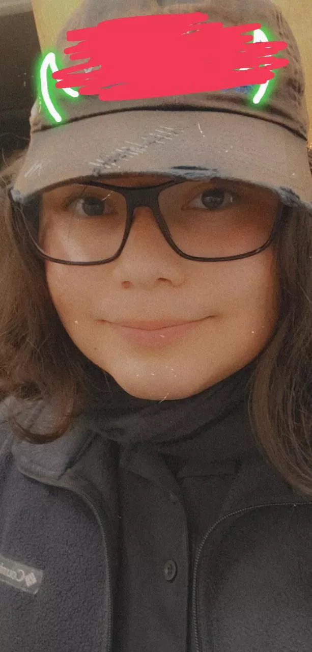 Selfie I took at work X3