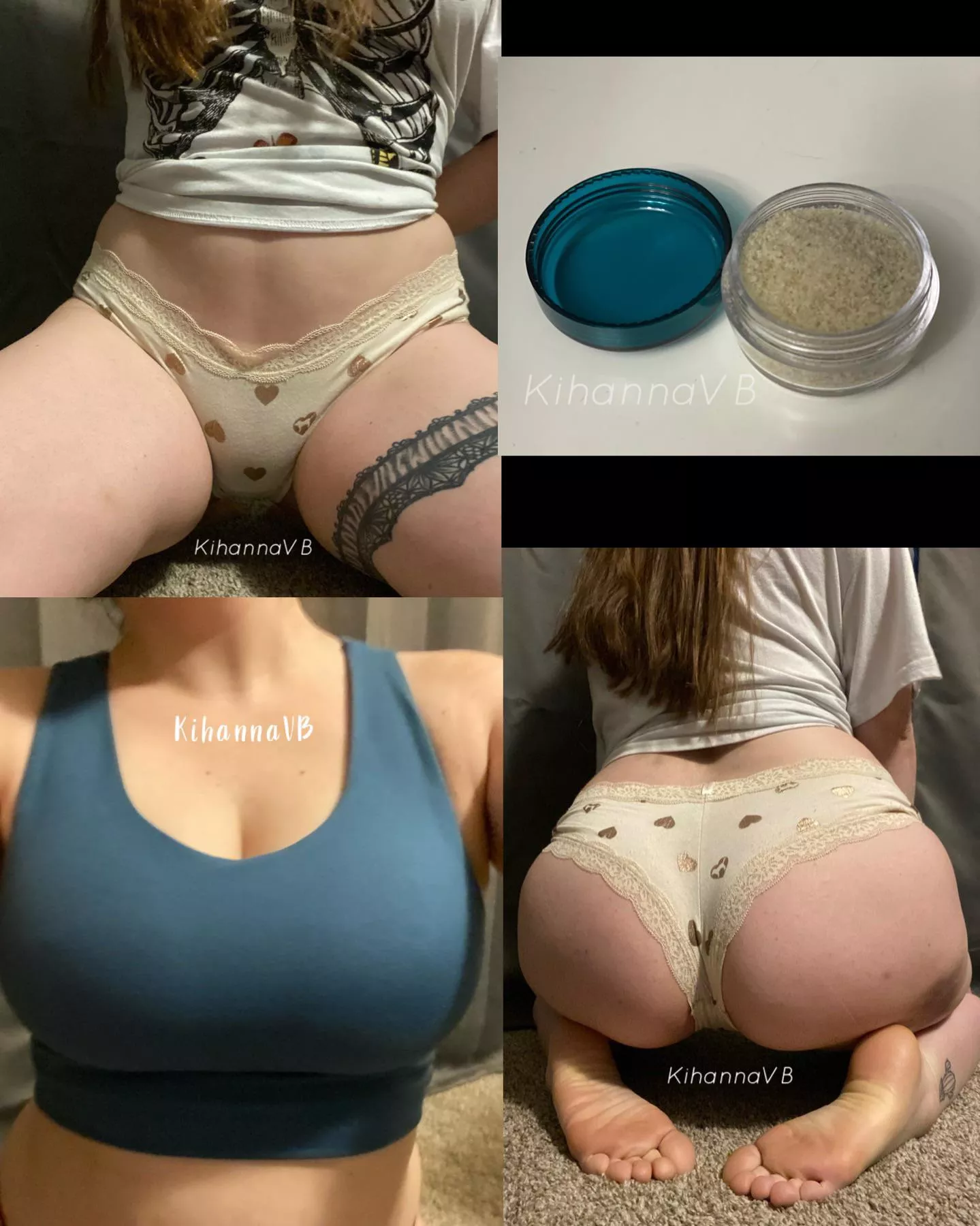 [Selling] Wearing these sexy Cheekies today! Sweaty worn bra and foot dust from my sexy soles can be mailed out for you today too! Fetish Friendly & I have a lot of various things available! Pics & clips! Message to buy! Check the comments too ba