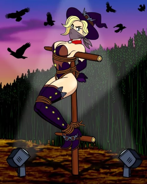 Strung up as a Scarecrow