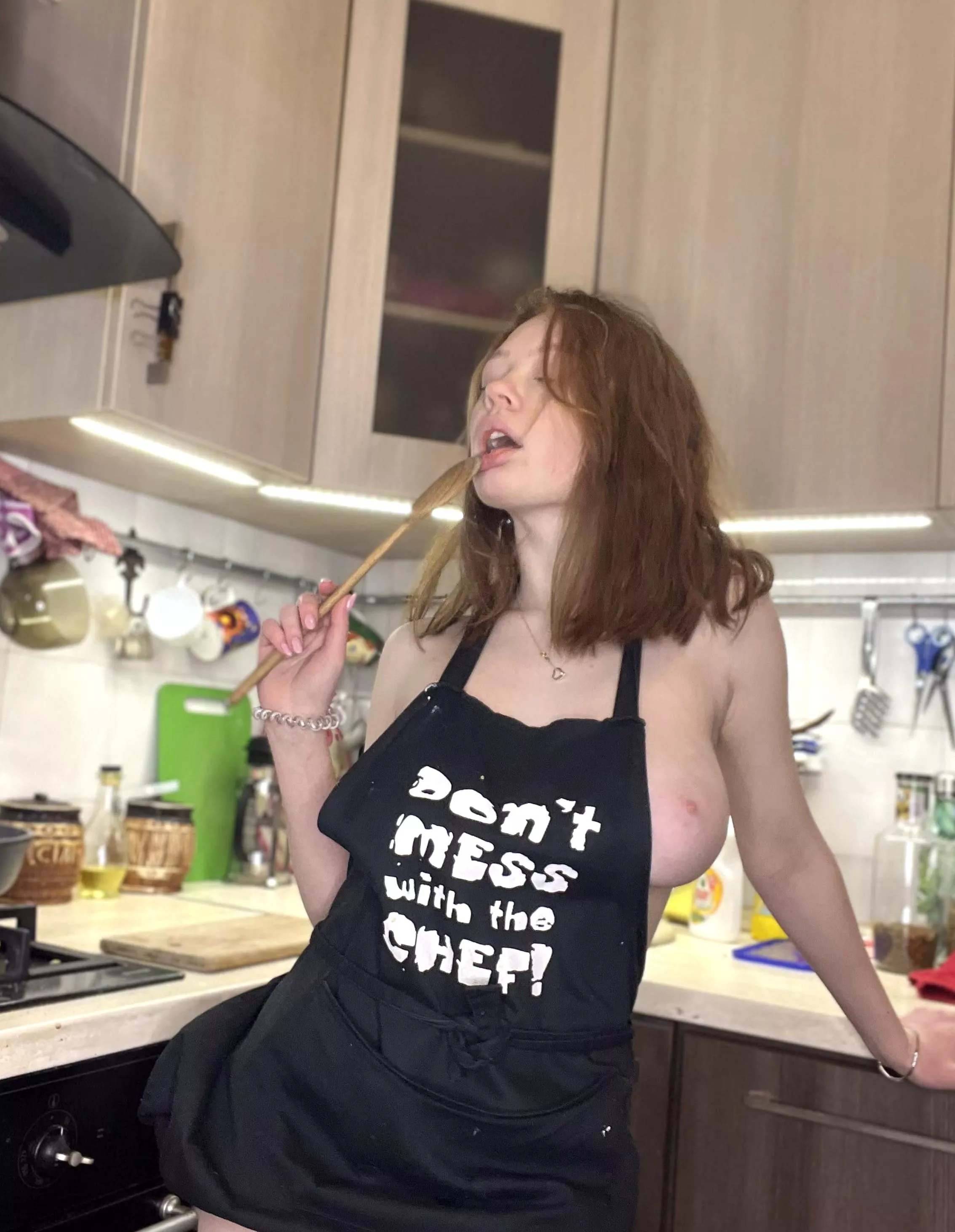 Suck my nipples first