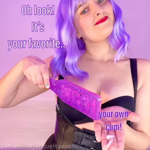 What would people think if they knew you ate your own cum for fun?