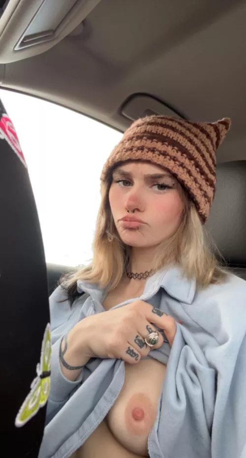 when i realize you’re watching me from your car