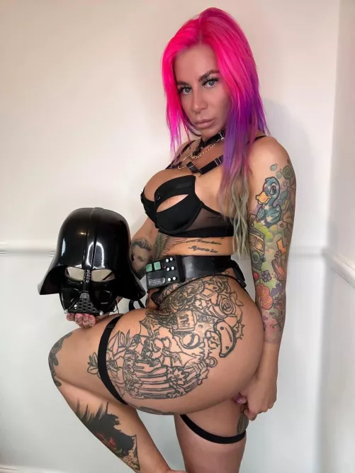 Who wants to see my Darth Vader Suit (neon barbie)