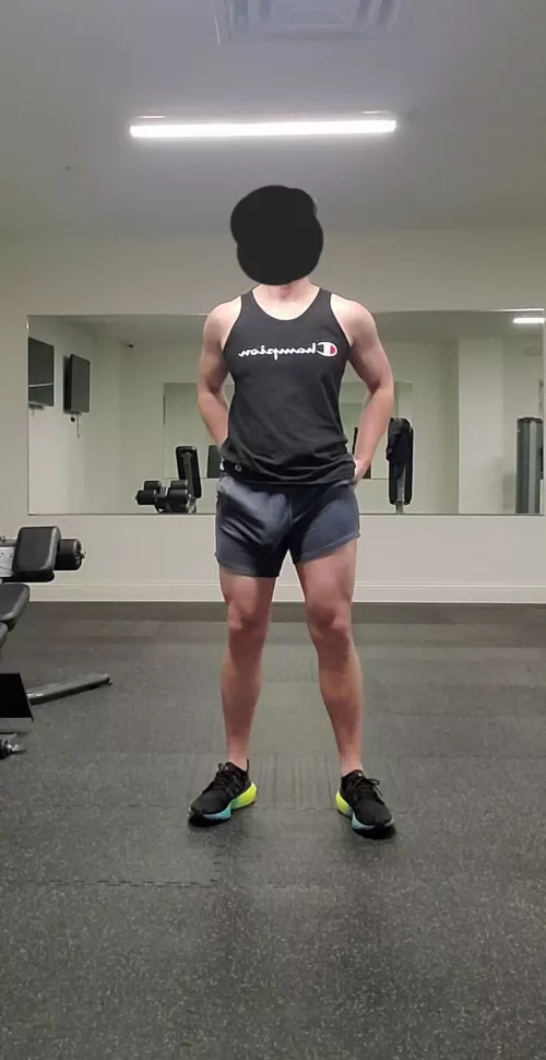 Would you stare if you saw me at the gym?