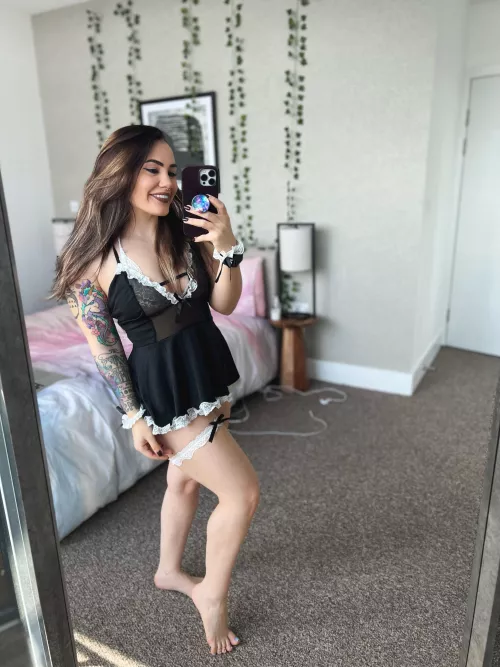 You look like you are in need of a good cleaning 😈