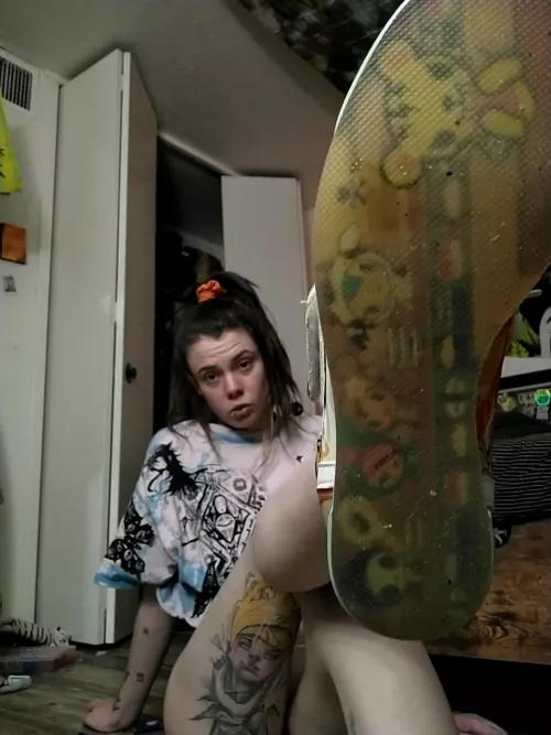 you'll lick them and you'll like it. [domme]