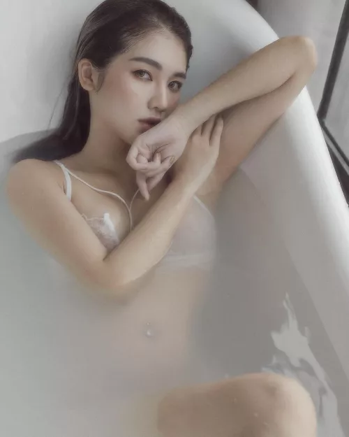 A little bit shy asian milf