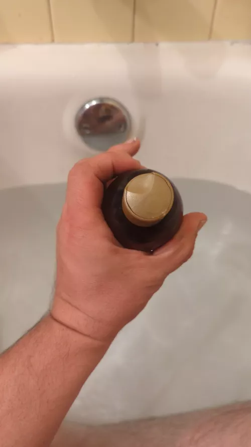 Been training my ass and finally got my ass around this bottle