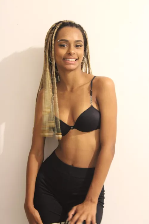 Black outfit for today's workout