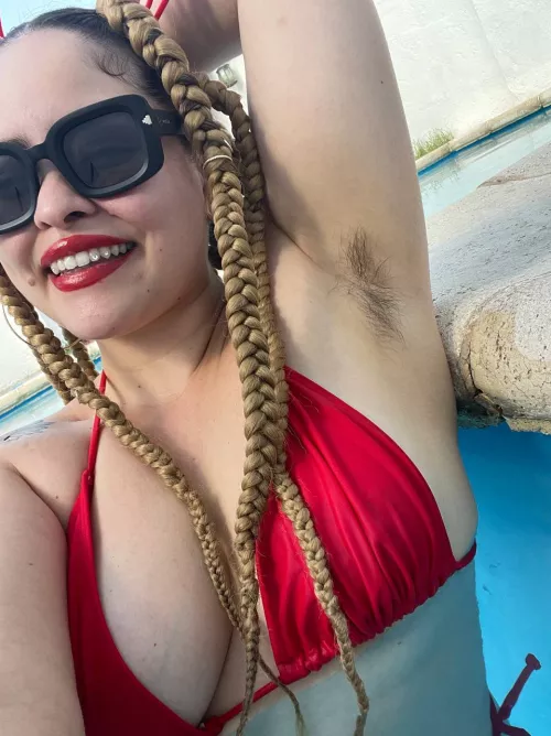 Clean and hairy armpits