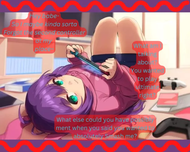 Common gamer mistake by oblivious GF 🎮 [Wholesome] [SFW] [Male Pov] [oblivious] [Artist-Kamille]