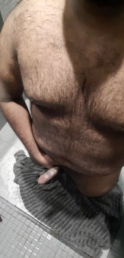 Dropped the towel.. oops