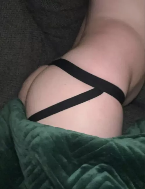 Feeling naughty in my black jock