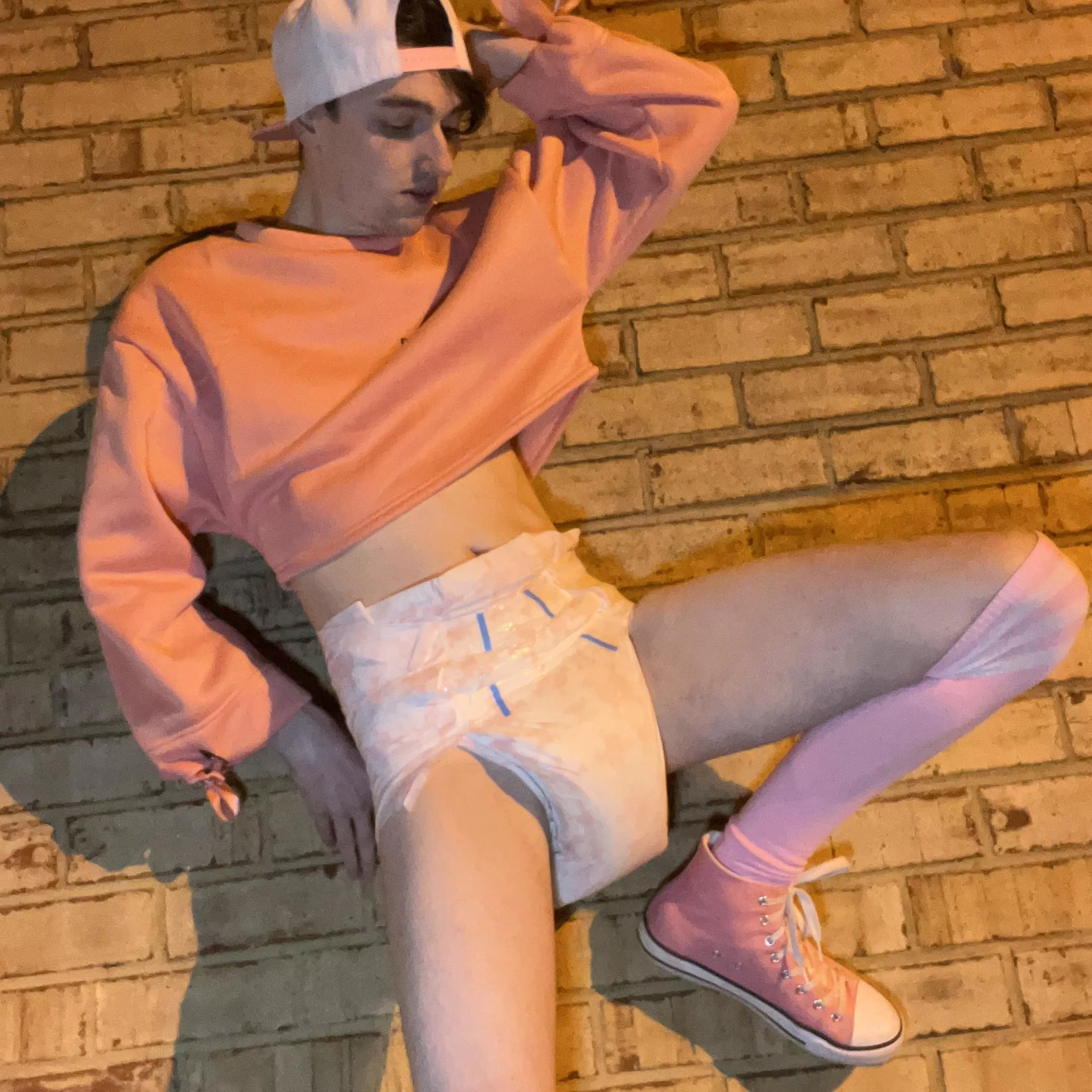 Fem Twink in a Diaper