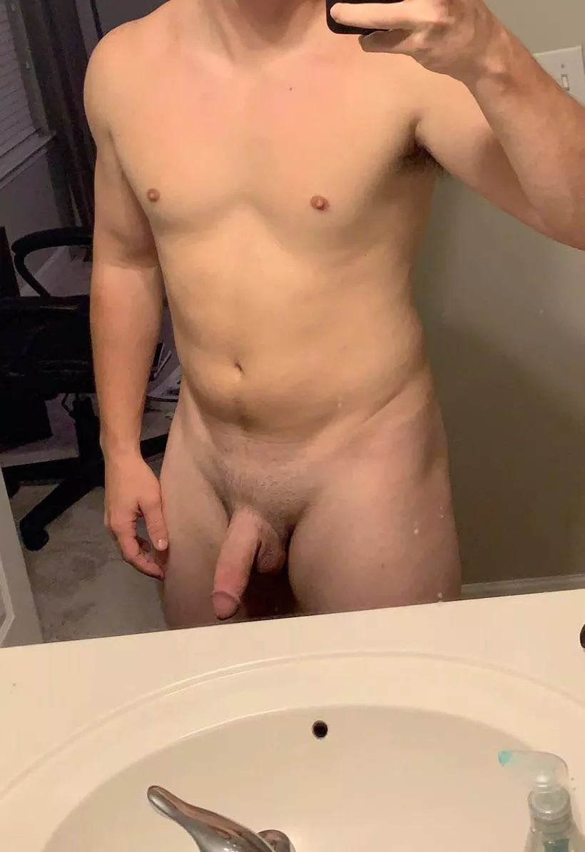 First time here. Wanna help me finish getting hard?