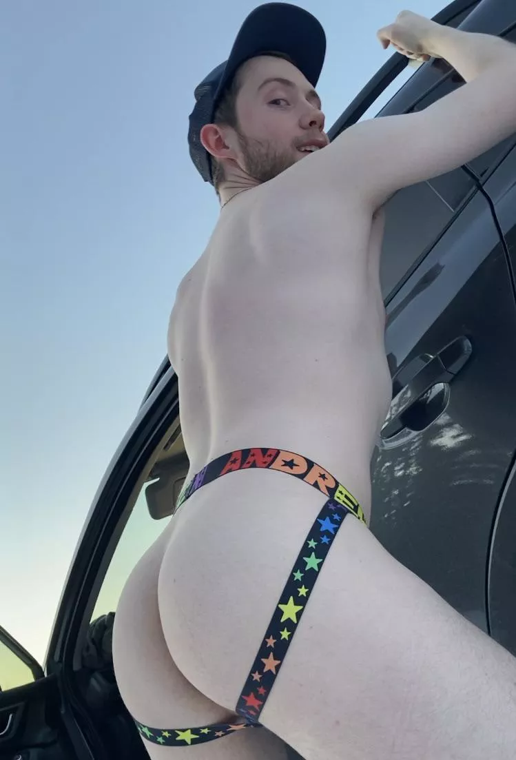 Friend wanted to see my jock..