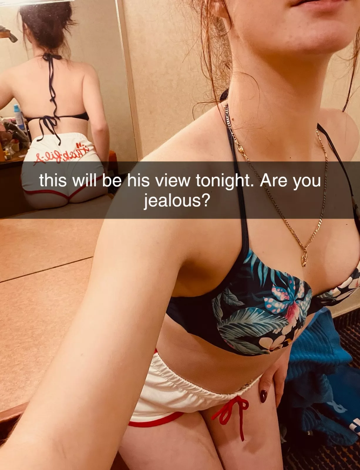 Girlfriend went on a cruise and sent me this!