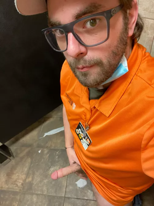 Hoping the janitor catches me as he cleans