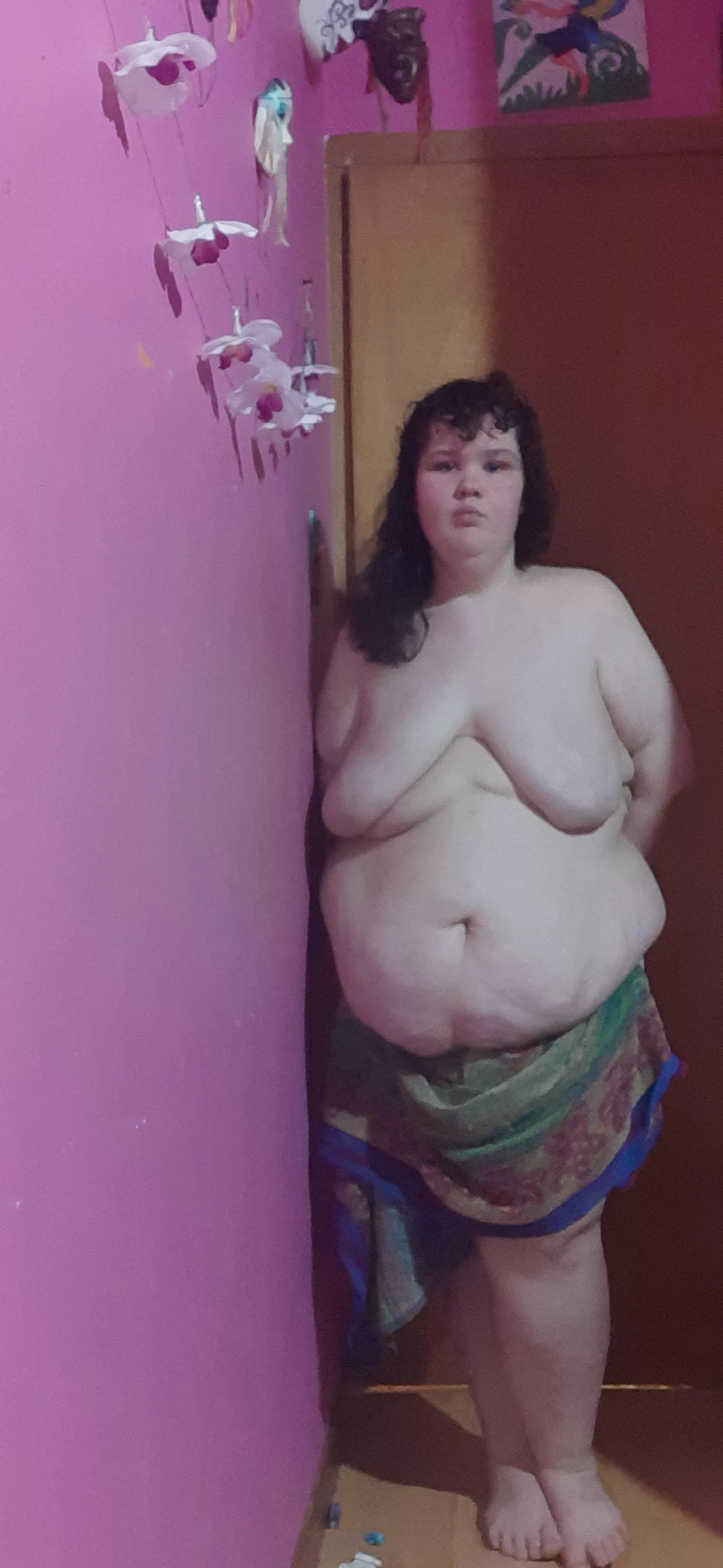 I'm your new roommate and you walk in on me as I'm getting out of the shower. what would you do