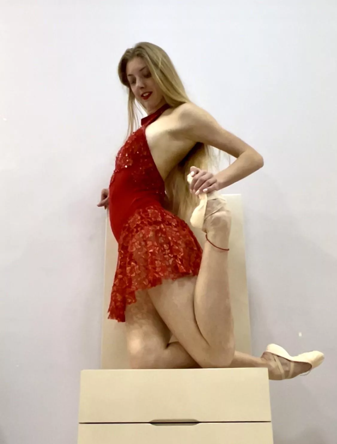 Just a young ballerina flexing for you..