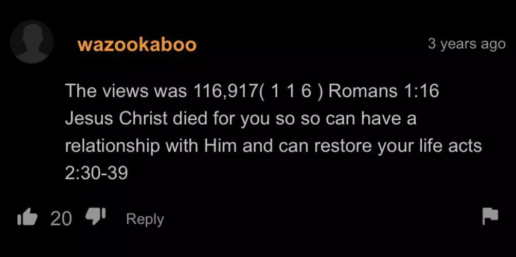 Just go to church bro…