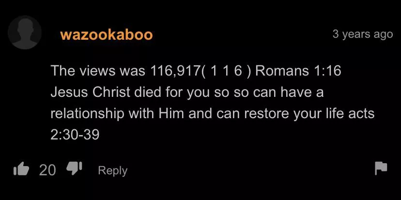 Just go to church bro…