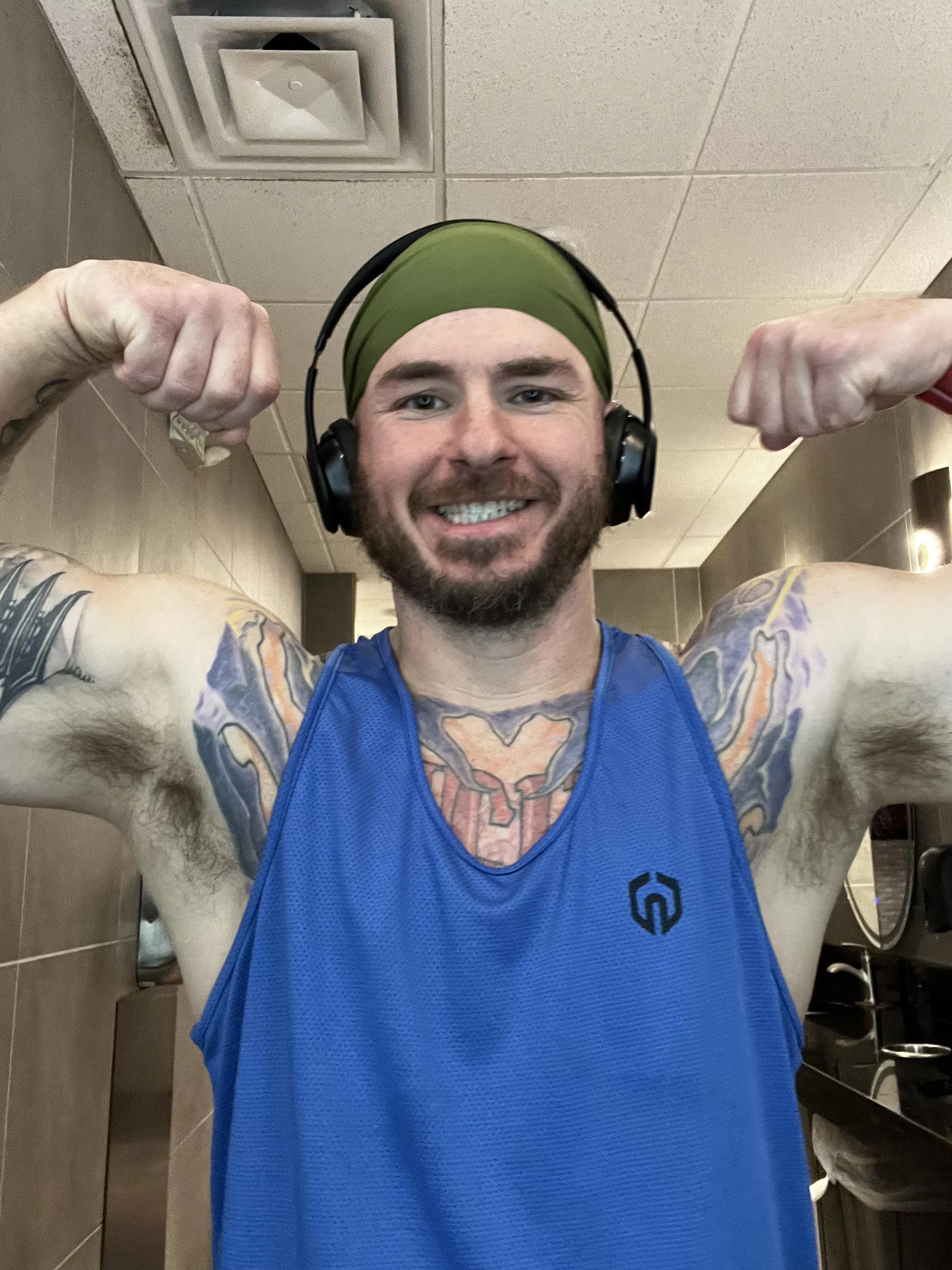 Little double pit action on shoulder day?