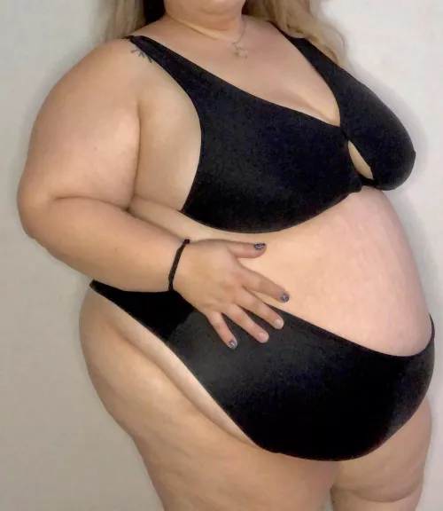 Loving mommy’s belly???