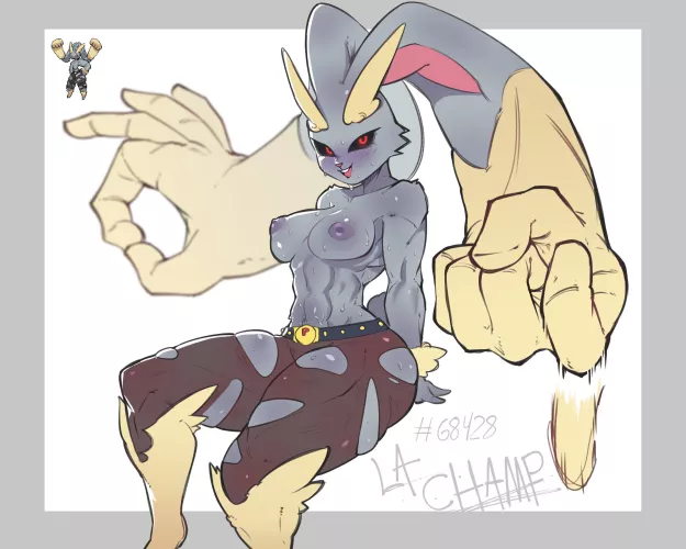Machamp and Lopunny fusion