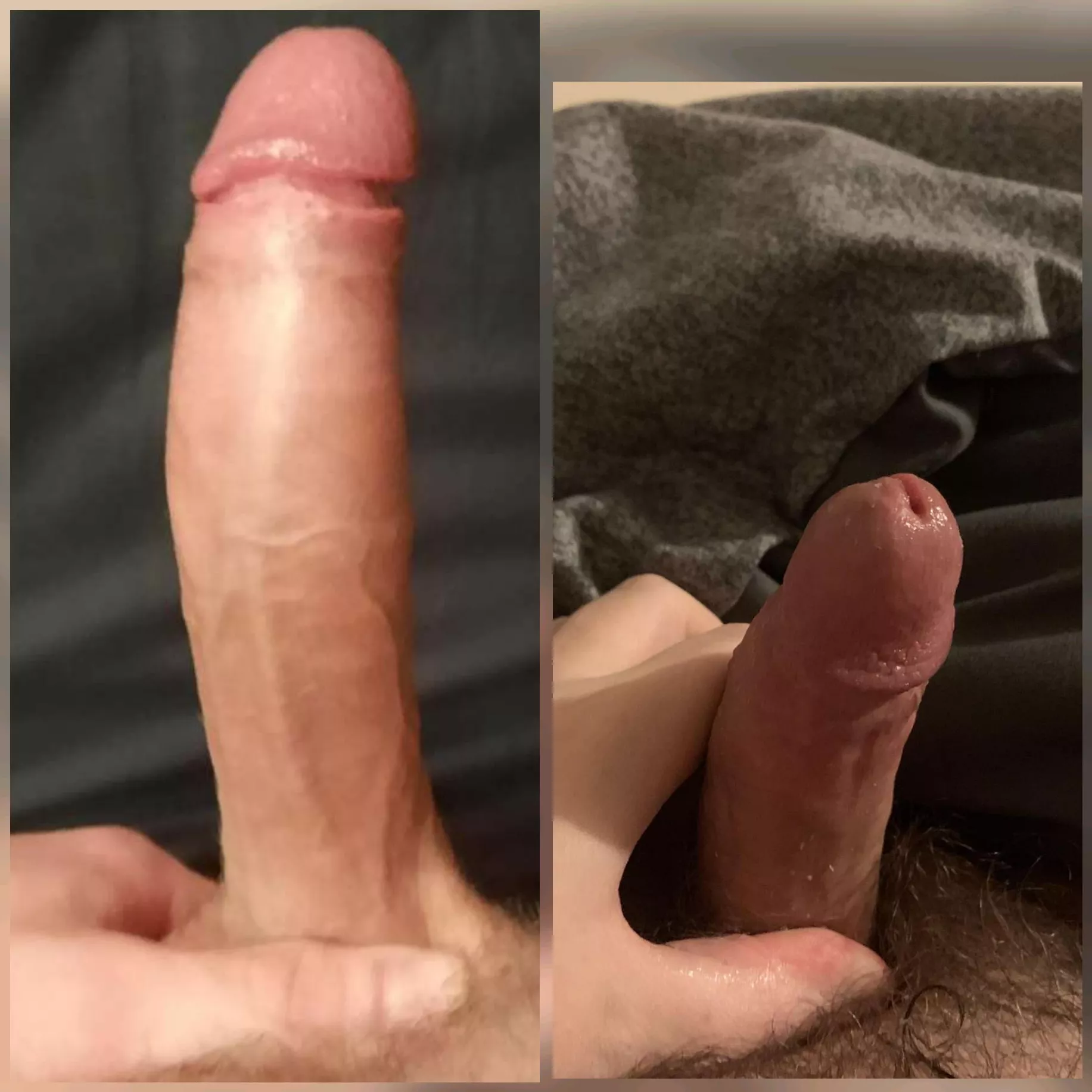 Me(left) vs. u/Tsmith135 compared 😁 He says I'm the alpha male