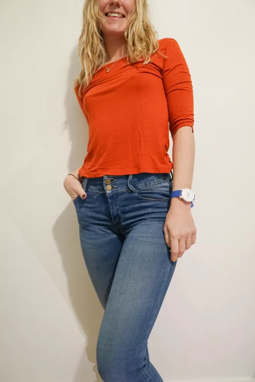 Nobra and tight shirts are my favourite