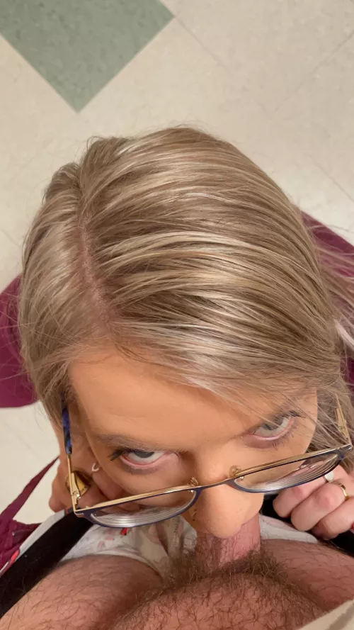 Nurse Mae is hard at work 😜