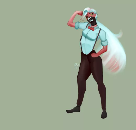 [OC] A demon, hellishly dressed