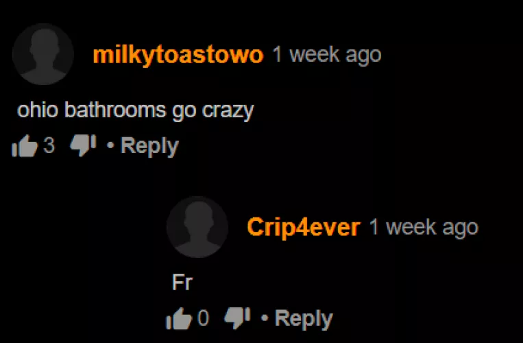on a video about furry porn in a public bathroom